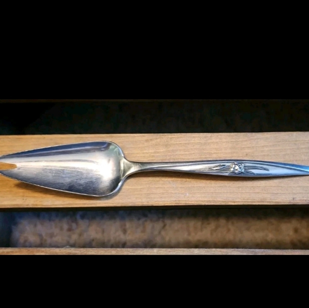 1847 Rogers Bros Grapefruit Citrus Spoon Rose Design